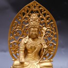 0425c Japanese Buddhism Bodhisattva Of Compassion Kannon Figurine             