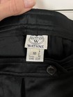 Vintage Wathne Black 100  Silk Pants 1990s Nyc Luxury Boutique Size 10 Free Ship