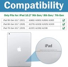 2-pack Tempered Glass Screen Protector Hd Clear For Ipad 10 2 7th 8th 9th Gen