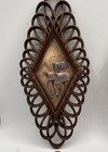 Vintage Set Of 4 Country Wall Plaques Burwood Products  1350 Made In Usa