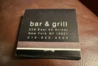 Jane   s Bar   Grill  New York City  Full Unstruck Matchbook
