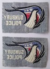 Sunbury Police Pennsylvania 1st Issue Shoulder Patches New Vintage Patch 3  X 5 