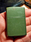 Vintage 1990 Green Desert Shield Zippo Lighter