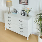 Bedroom Storage Dresser 8 Drawers With Cabinet Wood Furniture Bedroom Chest