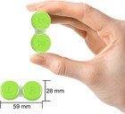 24 Pack Contact Lens Cases Contact Lens Holder Box Left right Eyes Contact Lens