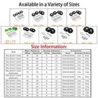 Ownmy 80mm X 24mm  Luggage Suitcase  Replacement Wheels  Rubber Swivel Caster