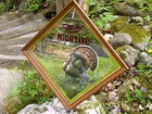 Miller High Life Beer Mirror    Show Time   Diamond Framed  Tom Turkey Oct  1996
