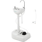 Upgrated Outdoor Portable Camping Sink Hand Washing W 17l Wash Basin Stand Wheel