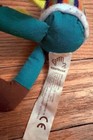 Vintage Applause Plush Cloth Sesame Street Bert 7  Tall Doll Stuffed Animal