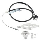 For 1996-2004 Ford Mustang V6 V8 Quadrant Clutch Cable And Firewall Adjuster Kit