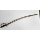 Ww1 Indian Cavalry Saber 40  Full Tang Curved Blade W  Scabbard Antique