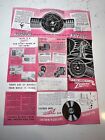 Rare 1939 Zenith Radio Phonograph Sales Brochure Black Dial