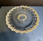Large Heavy Manganese Senate 9 5  Crystal Cigar Ashtray