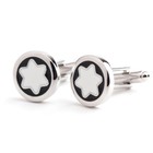 1 Pair Fashion Mens Cufflinks Round Shirt Suit Cuff Links For Men Formal Wear