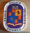Police Prince Georges County 3d Routed Wood Patch Plaque Sign Custom
