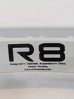 Roll Recovery R8 Massage Double Wheel Foam Roller  Plastic  Gray white