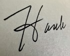 Hank Aaron Autograph Signed Index Card W  8x10 Photo Braves Hof