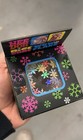New Needoh Nice Cube Wow Flake Christmas Squishy Fidget Toy Viral Rare