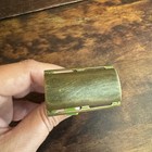 Vintage Gillette Brass Safety Razor Double Edge Antique Shaving Gold Tone