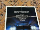 Christine 1983 Original Movie Poster 27x41 Stephen King John Carpenter One Sheet