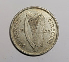 Ireland  Irish Silver  Half Crown  1933  Km 8   Free Shipping