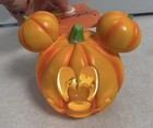 New Disney Mickey Mouse Light Up Pumpkin Halloween