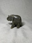 Green Vintage Mini Marble Stone Elephant Figure Hand Carved Made In India