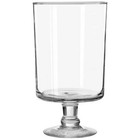 Clear Glass Pillar Candle Holder Classic Design Home Decor Sturdy Base 11 Inch