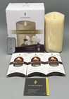 Luminara Real Flame Effect Fragrance Diffusing Candle Ivory 3 75  X 7  Nib