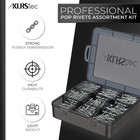 Tec Pop Rivets Assortment Kit  500pcs Aluminum Blind Rivets  4 Sizes