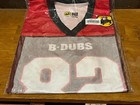 Buffalo Wild Wings Employee Uniform Football Jersey Shirt Server Red Medium New