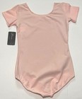 Theatricals Dancewear Leotard Bodysuit Short Sleeve Ss Th5502c Pink New Nwt Girl