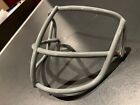 Vtg Schutt Game Used Worn Football Helmet Facemask 70 s Nop Red Dot Gray Redip
