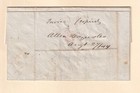 1844 American Letter Mail Company 1pg Ltr Collect From New York To Philadelphia