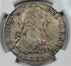 1781 Mo Mexico Silver 8 Reales Ngc Xf El Cazador Shipwreck Nice  m834