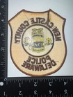 New Castle County Delaware De Police Shoulder Patch Est 1673 Obsolete