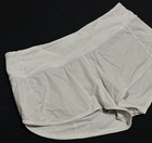 Lululemon Speed Up Lined Shorts Women 2 5  Womens Size 6 White Running