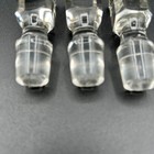 Vintage Cut Crystal Glass Bottle Stoppers Lot Of 3 Decanter Perfume Stopper