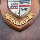 Vintage Heraldic Solihull School  West Midlands Plaque shield