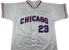 Ryne Sandberg Signed Autographed White Stat Jersey Jsa Coa Chicago Cubs Great