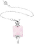 Healing Crystal Pendulum Chakra Quartz Dowsing Energy Stone Divination Reiki Med