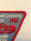 Vintage Chicagoland Sports Car Club 1981 Patch That Loooong Race Sew On Patch