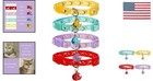 4-pack Moon Star Pattern Cat Collars With Breakaway Clasps   Bells For Safety