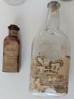 9 Antique 1800 s Multi Color Glass Apothecary Medical Bottle Jar Chemistry 