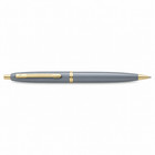 Sheaffer Vfm Ballpoint Pen Glossy Light Grey Gold Trim E2942751 New In Gift Box