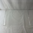 Lucite U Shaped Side Table Approx  11 75   x  13 5 X 13    Vintage     see Pictures