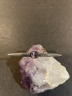 Victorian Antique Sterling Silver Amethyst Pin