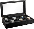 Watch Box Case Organizer 12 Slot Watch Holder Storage Display