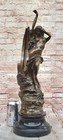 Hand Made Original Milo Nude Venus On The Moon Bronze Sculpture Figurine Decor