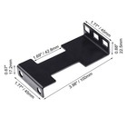 4 Pcs 1u Server Rack Depth Extender Kit 4 Inch Recessed Mount Adapter